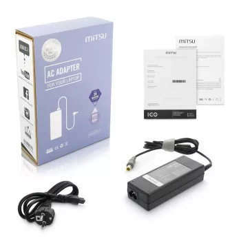 Alimentatore per notebook MITSU 20V 4,5A (connettore maschio 8,0x5,5 mm) per Lenovo