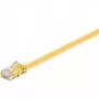 Wentronic cavo patch RJ-45 CAT6 2m, connettore/connettore, U/UTP, giallo (96414)