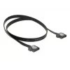 Cavo SATA DeLOCK 83841 0,5 m SATA III 7-Pin nero