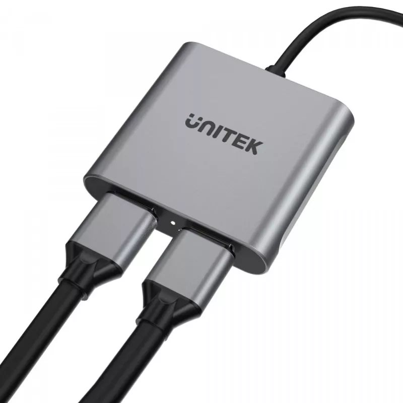 UNITEK adattatore USB-C, 2x HDMI, 4K@60HZ, MST, V1404B (V1404B)