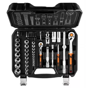 NEO tools 10-054 set di chiavi a bussola e cricchetto