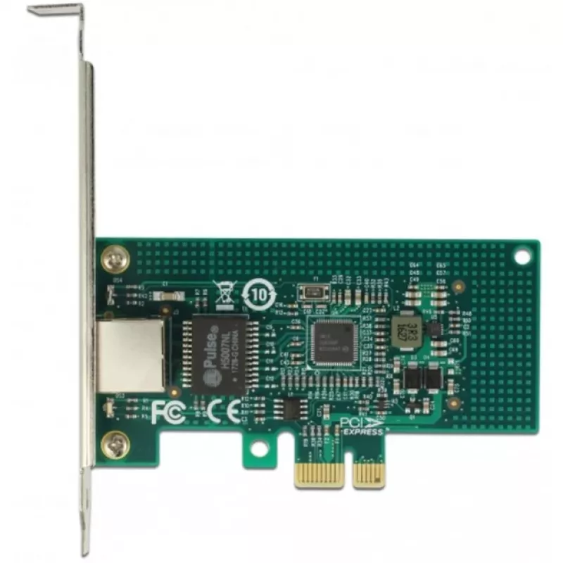 DeLock scheda PCI Express > 1 x Gigabit LAN - adattatore di rete - PCIe 2.1 low-profile - Gigabit Ethernet