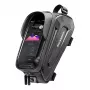 Rockbros B68-1 Borsa da telaio per bici porta cellulare 1,7 l nera