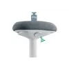 Sedia da ufficio Leitz 65440085 seduta imbottita grigio struttura in plastica