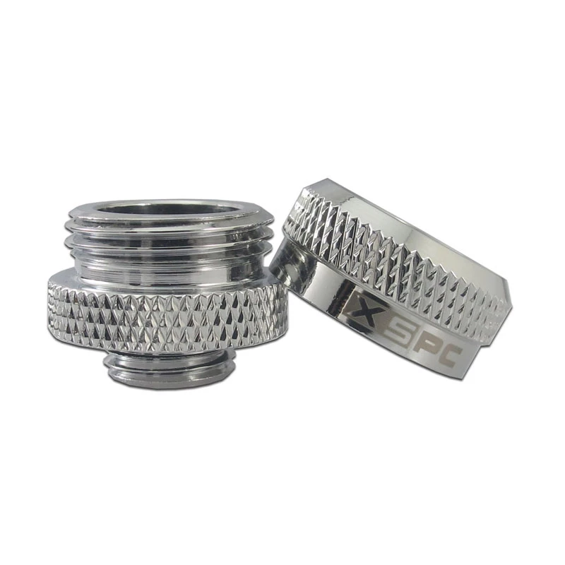 Connettore XSPC G1/4 per hardtube 14mm, cromato - 8 pezzi