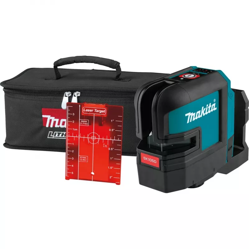 Makita SK105DZ laser a linee incrociate a batteria, 12 V max, senza batteria