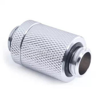 Alphacool ES D-Plug 25,5 mm da G1/4 maschio a G1/4 maschio, cromato