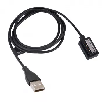 Cavo di ricarica magnetico per Suunto 9 / D5 / Spartan Sport Akyga AK-SW-33, USB-A, 1 m, nero