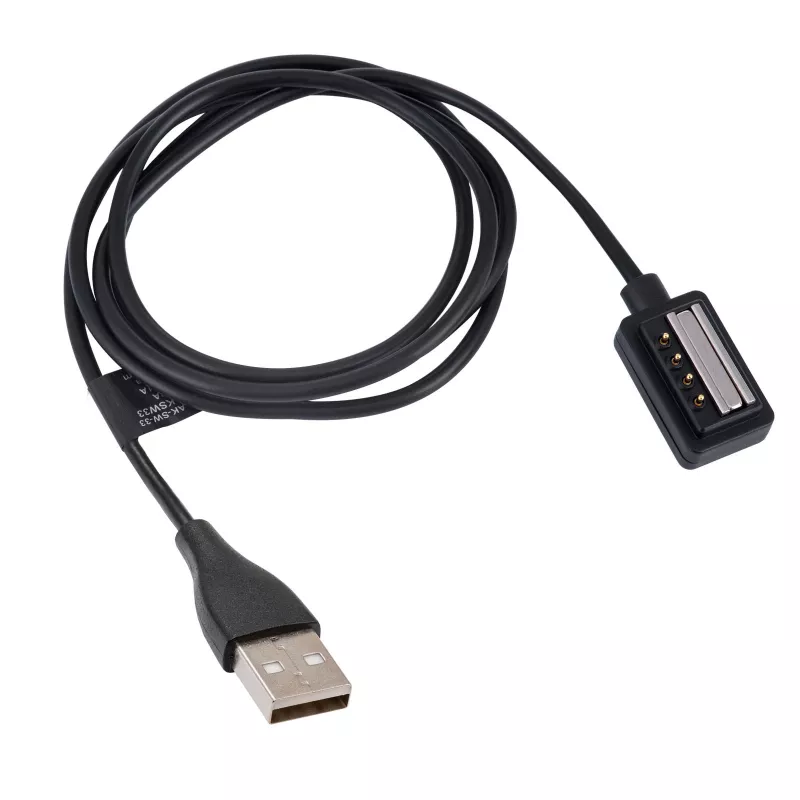 Cavo di ricarica magnetico per Suunto 9 / D5 / Spartan Sport Akyga AK-SW-33, USB-A, 1 m, nero