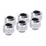 Kit raccordi Alphacool 17474 — raccordi in ottone cromato, Ø 22 mm, altezza 20 mm