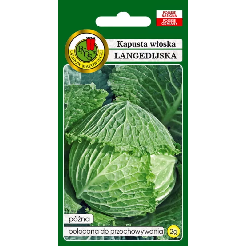 PNOS cavolo verza Langedijska semi di ortaggi, 2 g