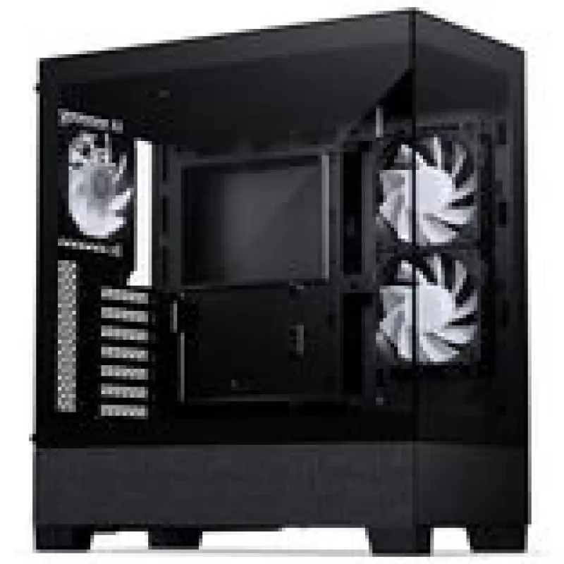 Case PC PHANTEKS XT View Matrix, midi-tower, E-ATX, vetro temperato, Matrix LED - nero (PH-XT523VM1_DBK01)