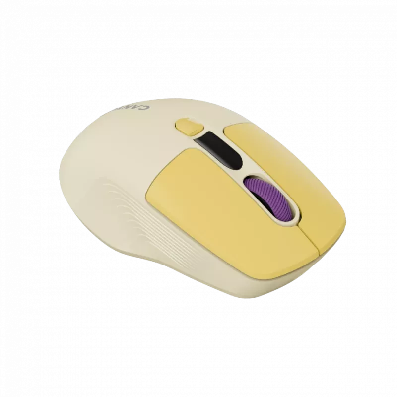 Canyon MW-26 – mouse ottico wireless 2in1 Bluetooth / 2,4 GHz – silenzioso – 6 tasti – 800/1200