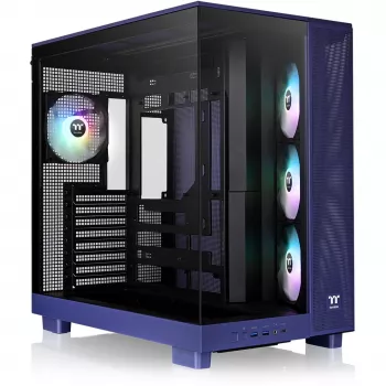 View 380 XL TG ARGB, case tower viola, vetro temperato x 2