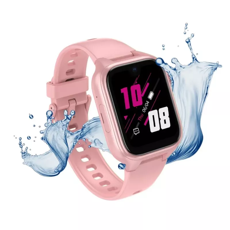 Smartwatch Stelio Junior Pro AI 4G ST-SWJ102-PK — orologio 4G per bambini, rosa