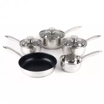 Set pentole Russell Hobbs BW06572EU72 — set da 5 pezzi in acciaio inox