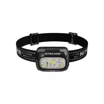 Torcia frontale Nitecore NU30 — torcia frontale LED compatta e portatile, fino a 500 lumen, più livelli di potenza, modalità luce rossa