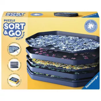Accessori per puzzle Storage Ravensburger Sort & Go Ultimate 12.001.676 — organizer e vaschette di smistamento per puzzle