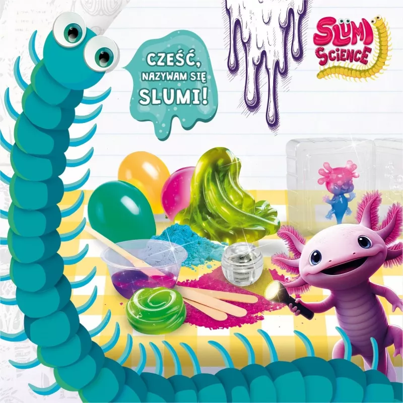 Set Slumi Science - palla antistress luminosa in