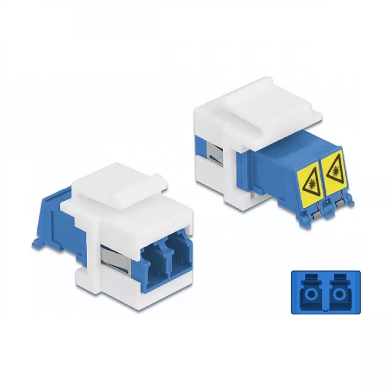 Modulo keystone connettore femmina LC duplex a connettore femmina LC duplex DeLOCK 86834