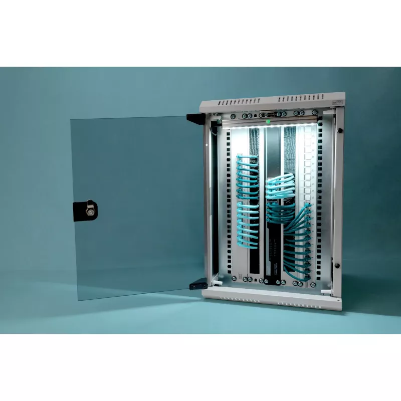 Digitus DN-1019 - armadio - armadio di rete - grigio, RAL 7035 - 10U - 25.4/48.3 cm (10/19