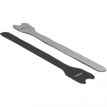 Fascette in velcro Delock L 240 mm x L 13 mm 10 pezzi nero