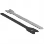 Fascette in velcro Delock L 240 mm x L 13 mm 10 pezzi nero