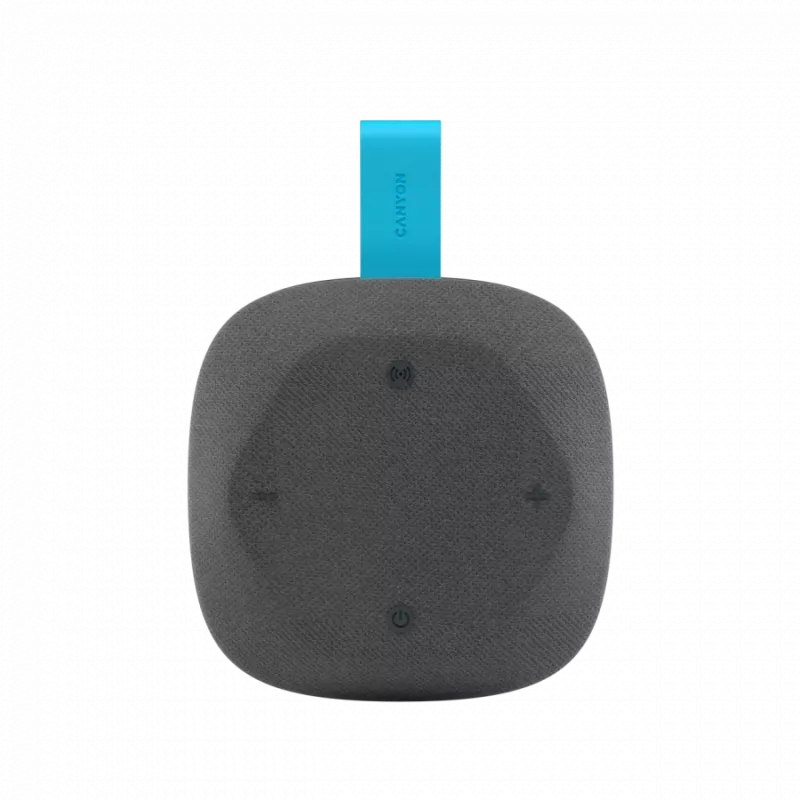 Altoparlante Canyon Hexagon 10 - Bluetooth 5.3 - USB-C - lettore di schede - IPX5 - blu-grigio
