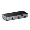 Dock con filo Satechi Triple 4K Display nero argento 4K Ultra HD 60 Hz