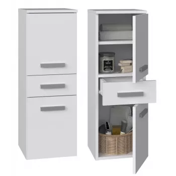 Mobile bagno Top e Shop NEL V DDS BIEL — a terra 300×300×850 mm, 3 ripiani, bianco