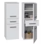 Top E Shop NEL V DDS BIEL mobile contenitore per bagno, bianco