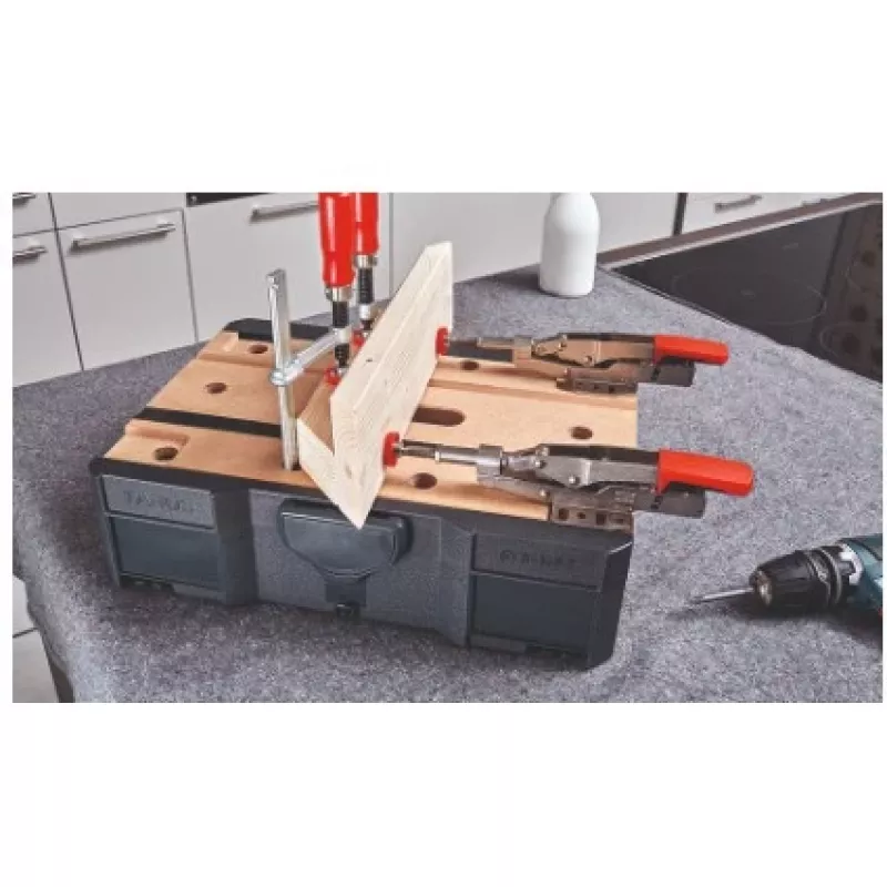 Morsetto a vite BESSEY STC-S-MFT nero rosso argento legno 14 pz.