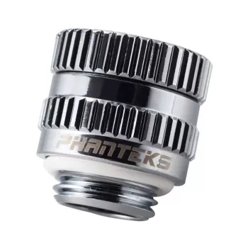 Raccordo a compressione dritto PHANTEKS Glacier M-F G1/4 cromato girevole — PH-RA_CR_MF