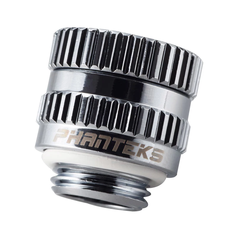 Raccordo a compressione dritto PHANTEKS Glacier M-F G1/4 cromato girevole — PH-RA_CR_MF