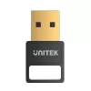 Adattatore USB-Bluetooth Unitek B105B — USB 2.0 Type-A, BLE v5.3, 3 Mbit/s, nero, Plug-and-Play