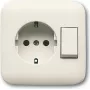 BUSCH JAEGER 4310/6 EUJ-212-500 - CEE 7/3 - 2P+E - beige - CE - 250 V - 16 A