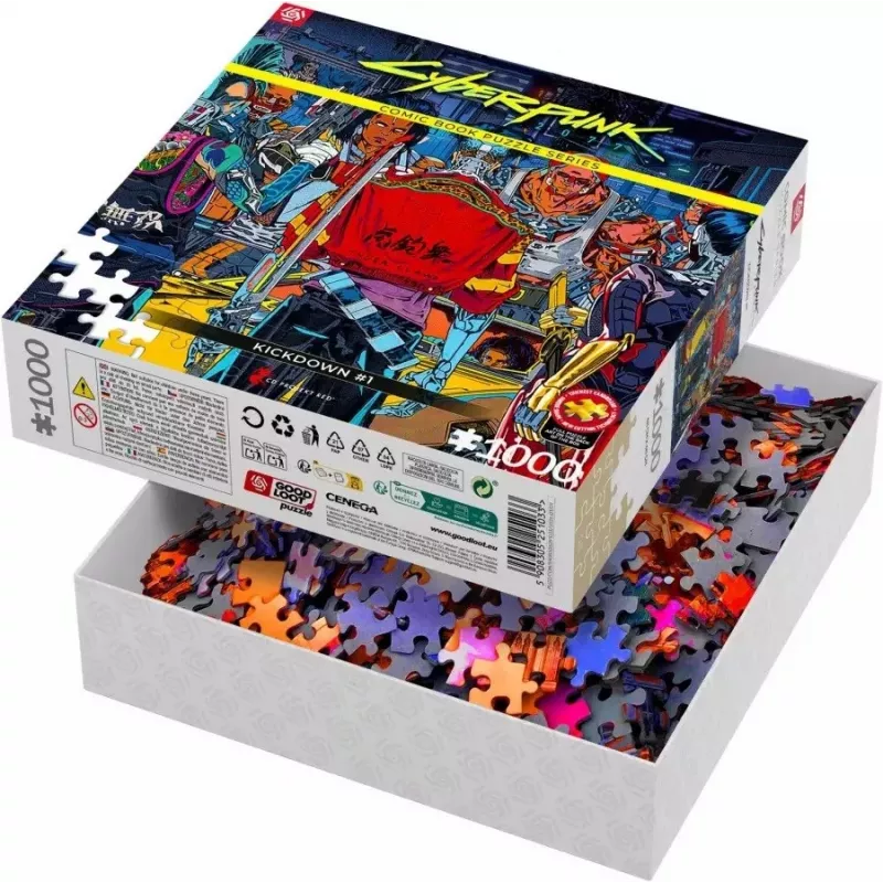 Good Loot Comic Book Puzzle: Cyberpunk 2077 Kickdown, 1000 pezzi