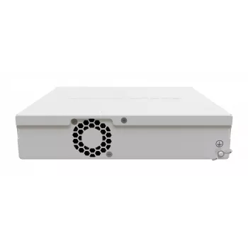 Switch L3 gestito MikroTik CRS310-8G+2S+IN — 8× 2.5G RJ-45, 2× SFP+, PoE, montaggio rack 1U, bianco