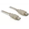 Cavo di prolunga USB 2.0 DeLOCK 82240 3 m grigio