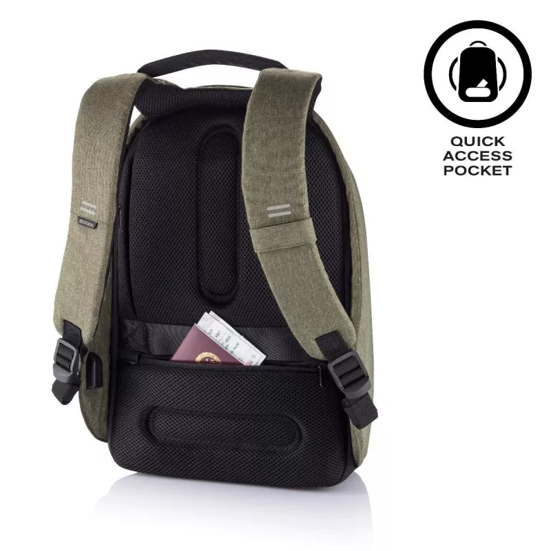 Zaino casual XD-Design Bobby Hero Small in pelle PU verde