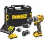Trapano a pistola DeWalt DCD703L2T-QW — 12V, 3,0Ah x2, 1500 giri/min, mandrino autoserrante 10 mm, 25,5 N·m, 0,9 kg