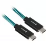 Cavo Sharkoon USB 3.2 Gen 2 connettore maschio USB-C > nero/azzurro 1 metro - cavo - digitale/dati