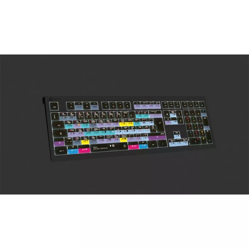 Logickeyboard ASTRA 2 tastiera USB QWERTY inglese nero full-size 104 tasti