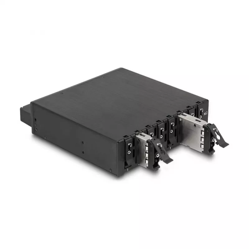 Telaio estraibile 5.25? per 8 x SSD M.2 NVMe con connettore Slim SAS SFF-8654
