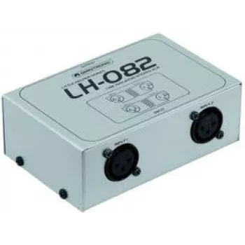 Isolatore di linea stereo rack 19 pollici Omnitronic LH-082 a 2 canali