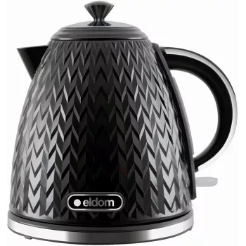 ELDOM NELA bollitore, capacità 1,7 l, potenza 2000 W, nero
