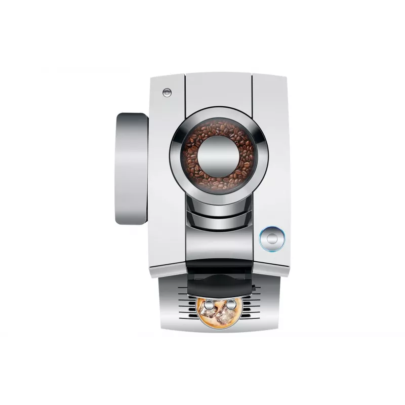 Macchina per caffè espresso automatica JURA Z10 (EB) — serbatoio acqua 2,4 L, macinacaffè integrato, 1450 W, alluminio/bianco