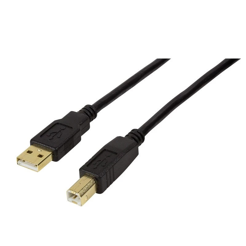Cavo USB LogiLink UA0264 USB 2.0 10 m USB A USB B nero