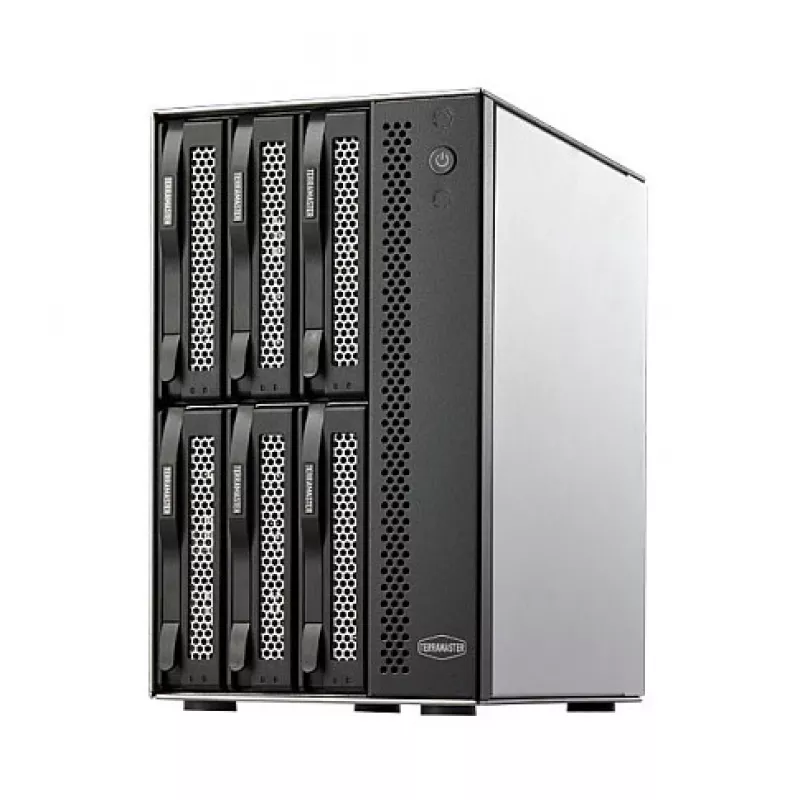 TerraMaster D6-320 disk array desktop nero 6 unità HDD SSD