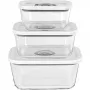 Set contenitori in vetro per sottovuoto Rommelsbacher VCG 1, 3 pezzi (350 ml, 670 ml, 1100 ml), trasparente